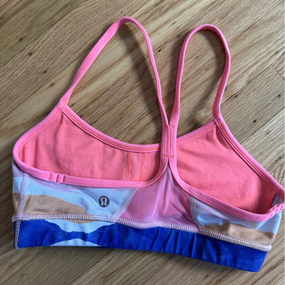 Colorful Lululemon Sports Bra - Picture 2 of 2